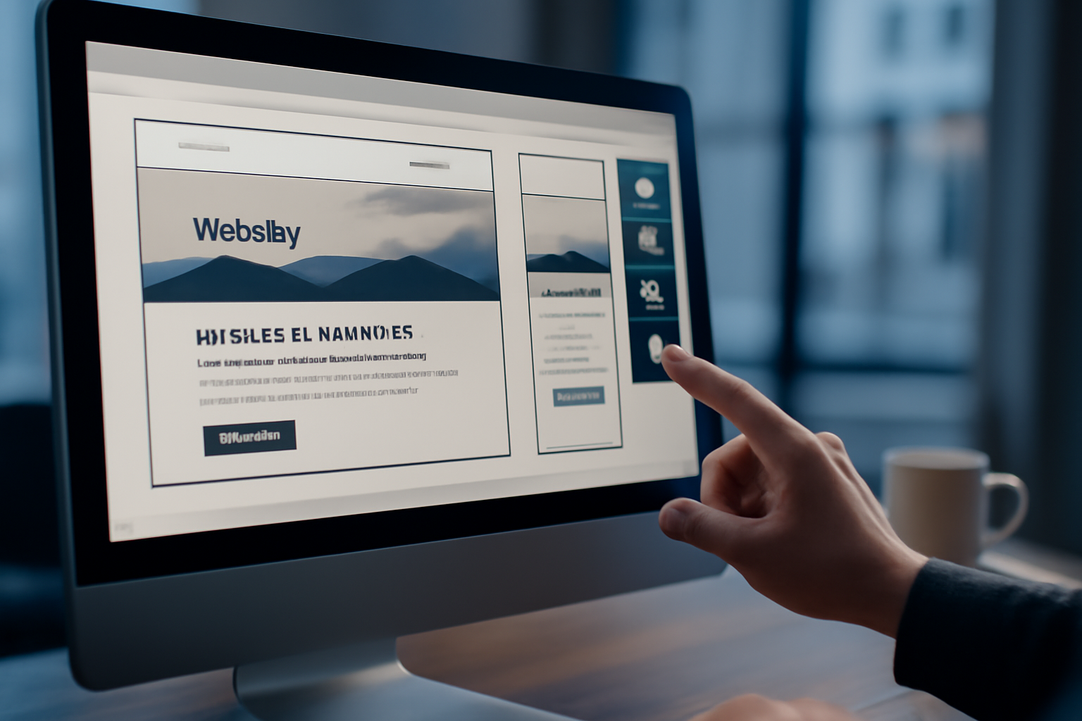 interface de deepsite affichant une prévisualisation responsive d’un site web généré