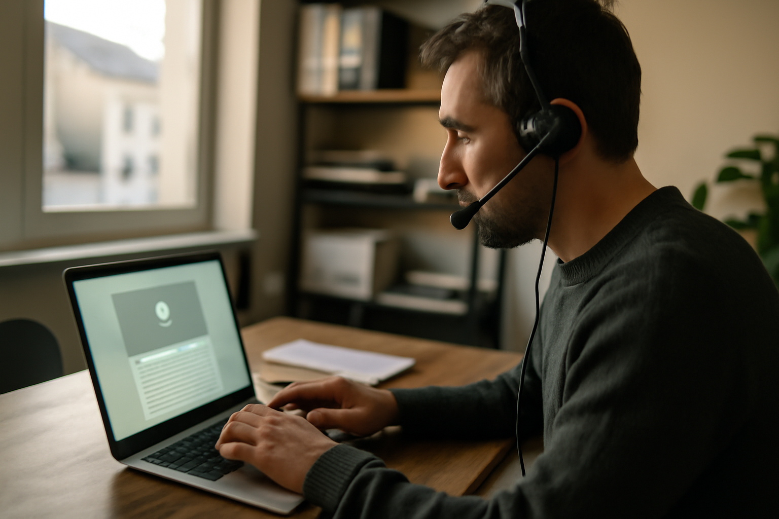 handy transcription vocale en local sur ordinateur portable