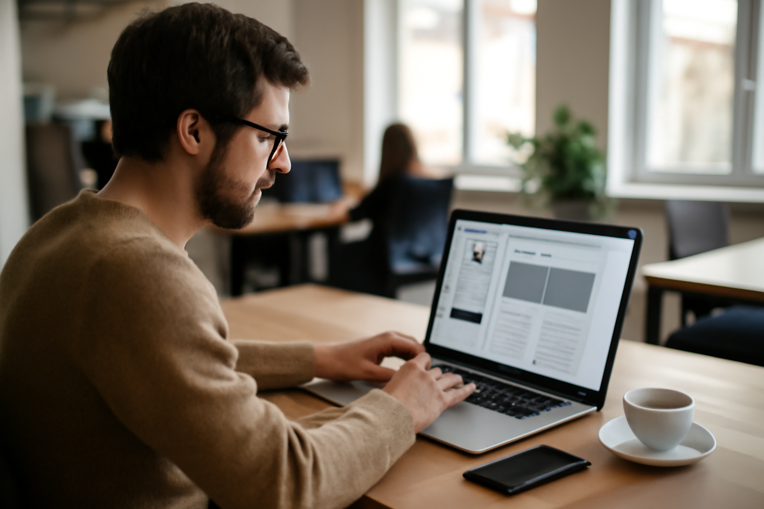 Interface Mobirise sur écran d’ordinateur avec modèle de site responsive