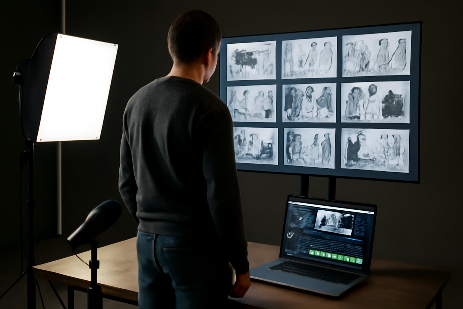 virbo générateur de vidéos IA avec avatar réaliste en studio
