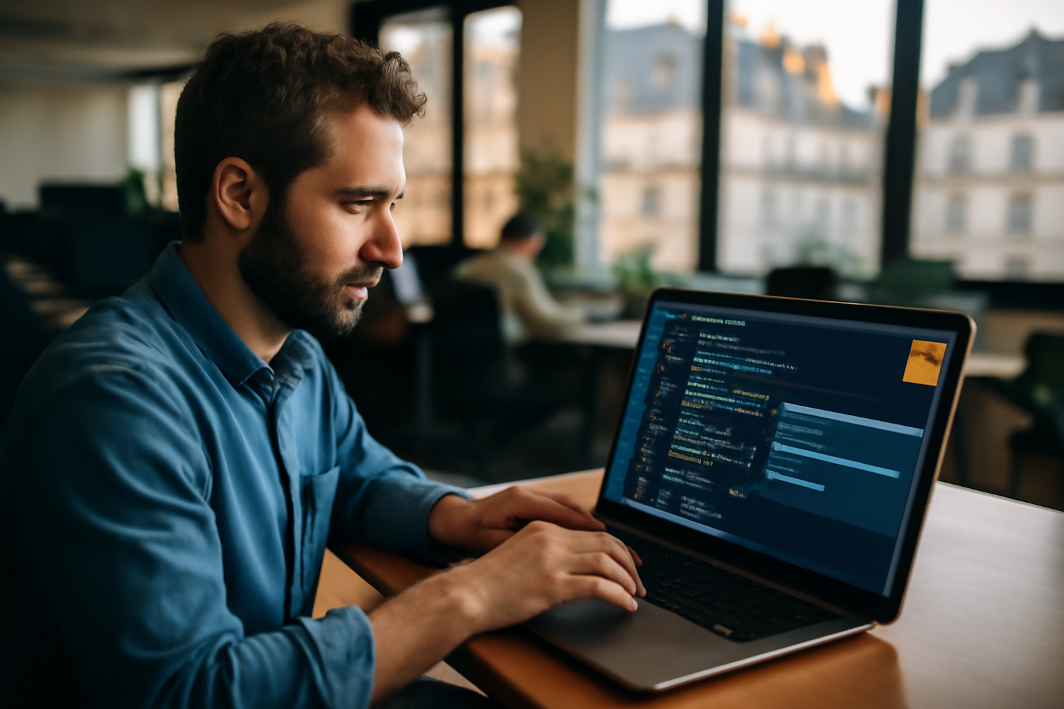 codeium dans un IDE sur écran de développeur en France