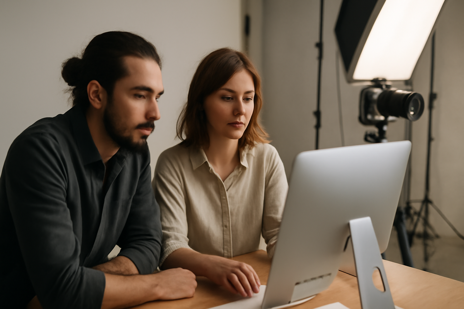 kling.ia générateur vidéo IA — scène photo réaliste en studio
