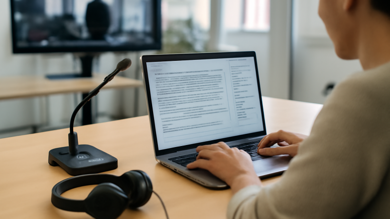 turboscribe ia : transcription rapide & fiable