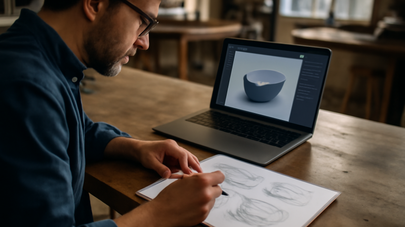 Vizcom : guide pratique pour démarrer (croquis → 3D)