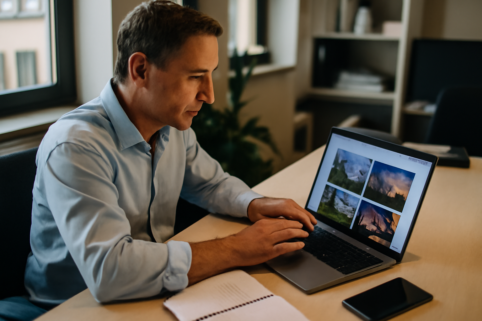 dezgo générateur IA images et vidéos sur ordinateur portable en France
