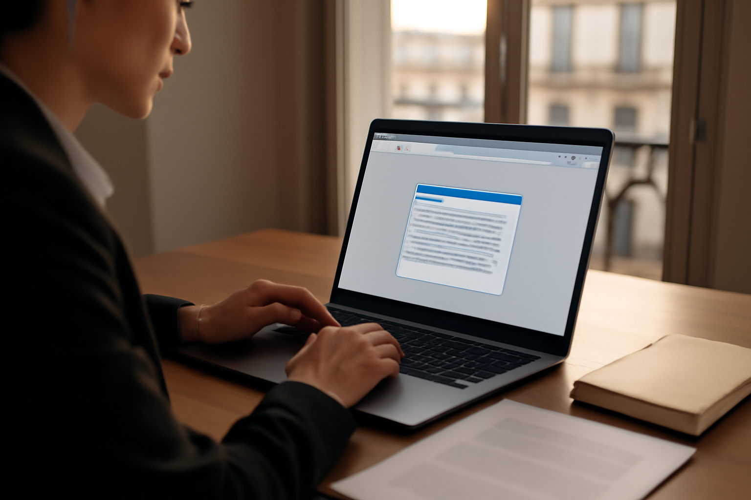 merlin ai sur un ordinateur avec extension Chrome résumant une page web