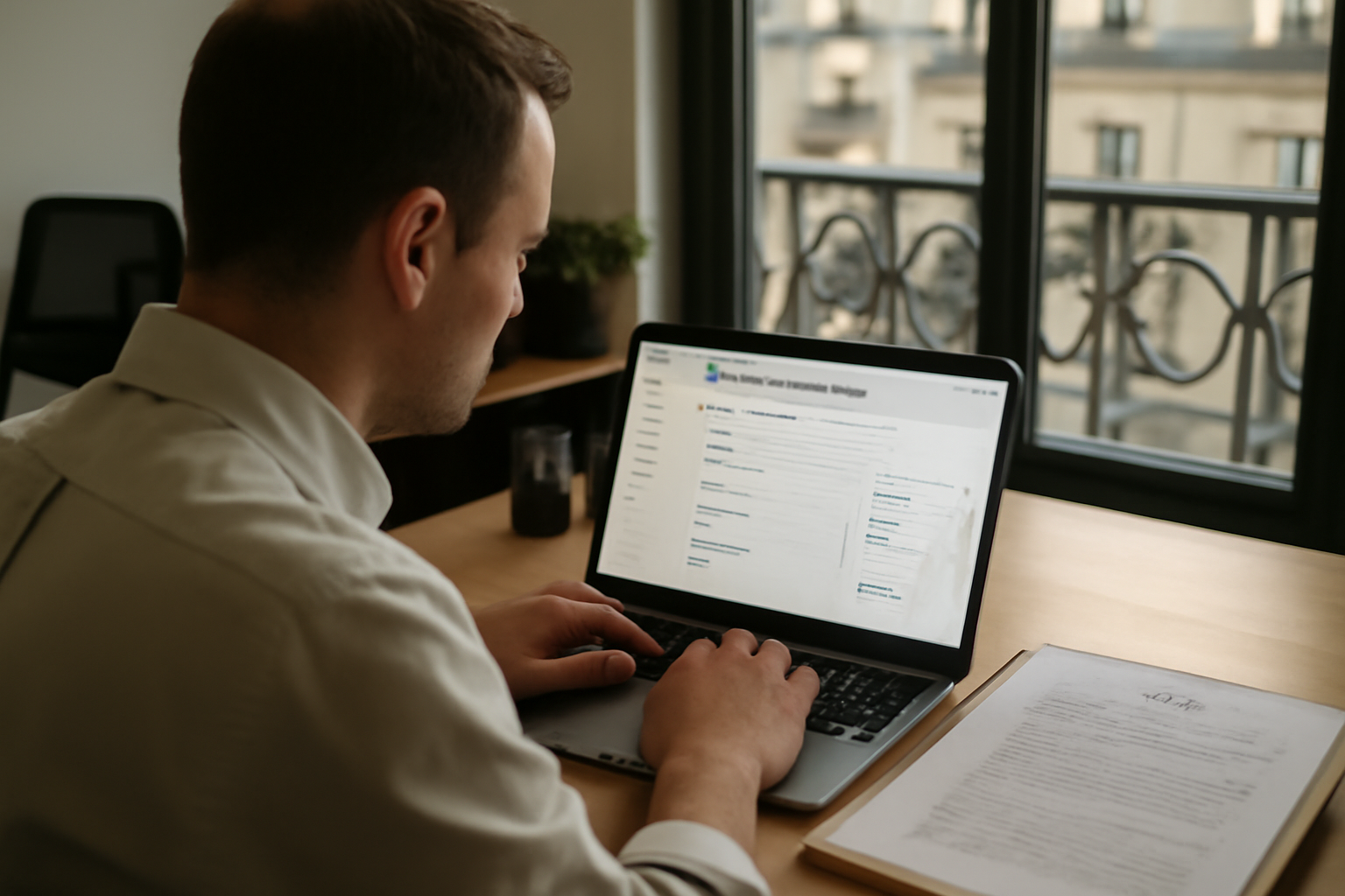 Écran de connexion Nolej avec interface e-learning et documents