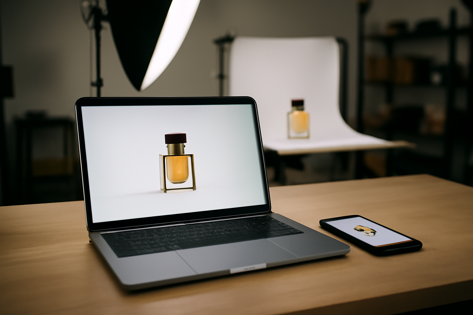 photo produit détourée avec Photoroom sur fond studio