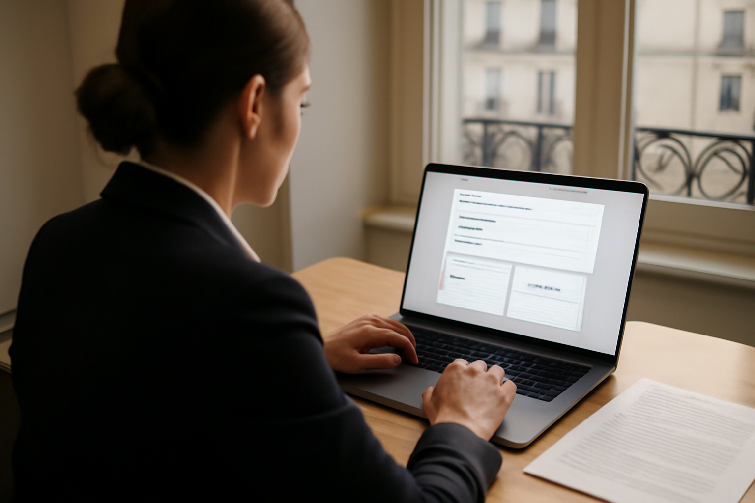 Interface de quizzwizard affichant un quiz QCM et des flashcards sur écran, environnement de travail en France