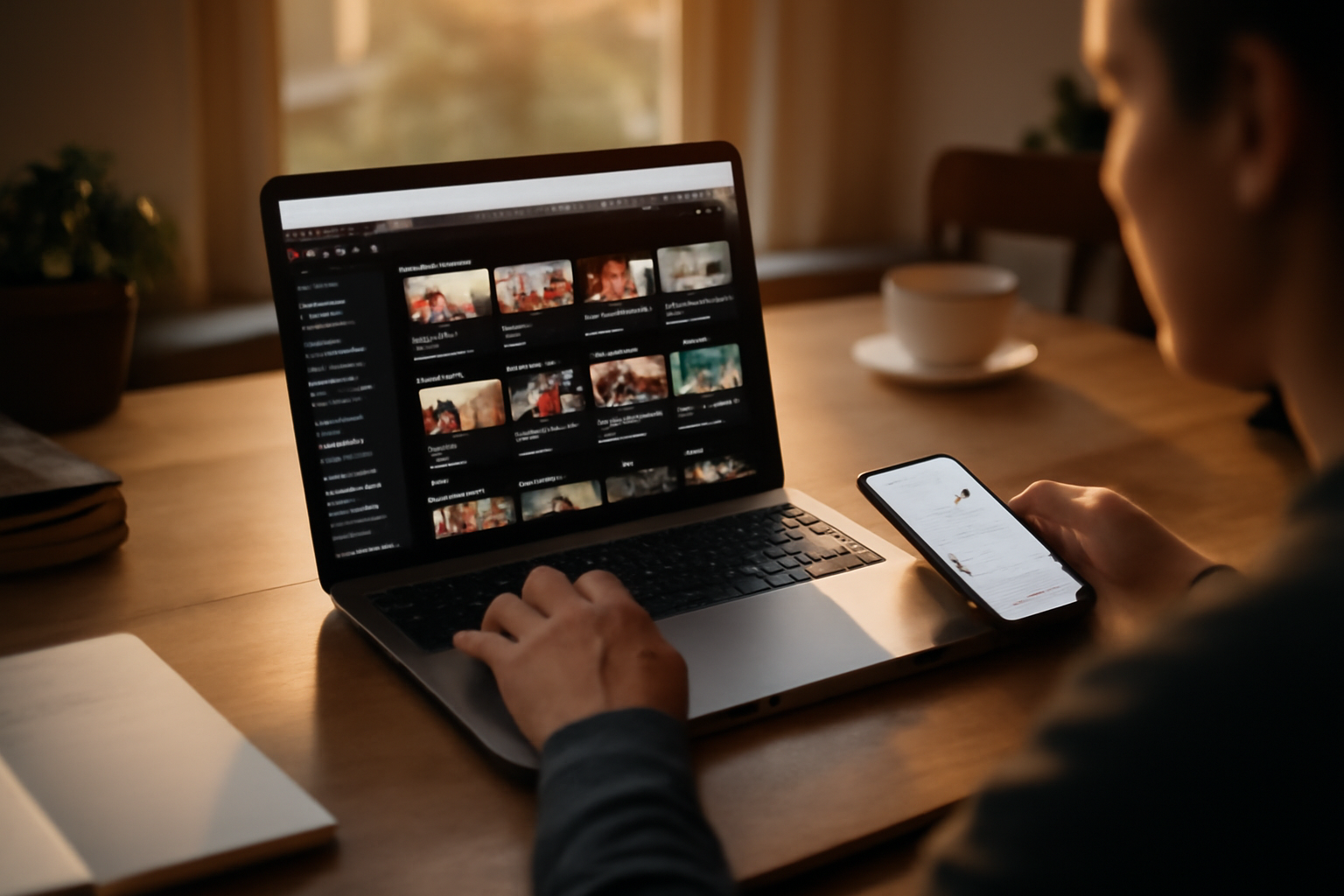 a quel gafam appartient youtube : écran YouTube et logo Google sur fond de bureau