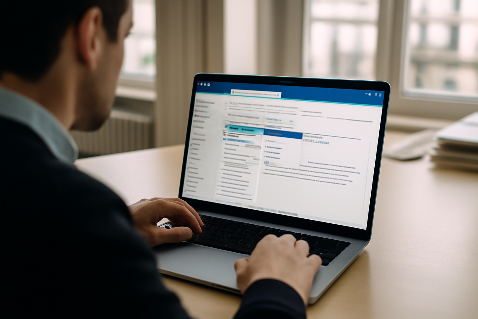 Copie message Outlook : écran Outlook PC avec dossier de destination et message dupliqué