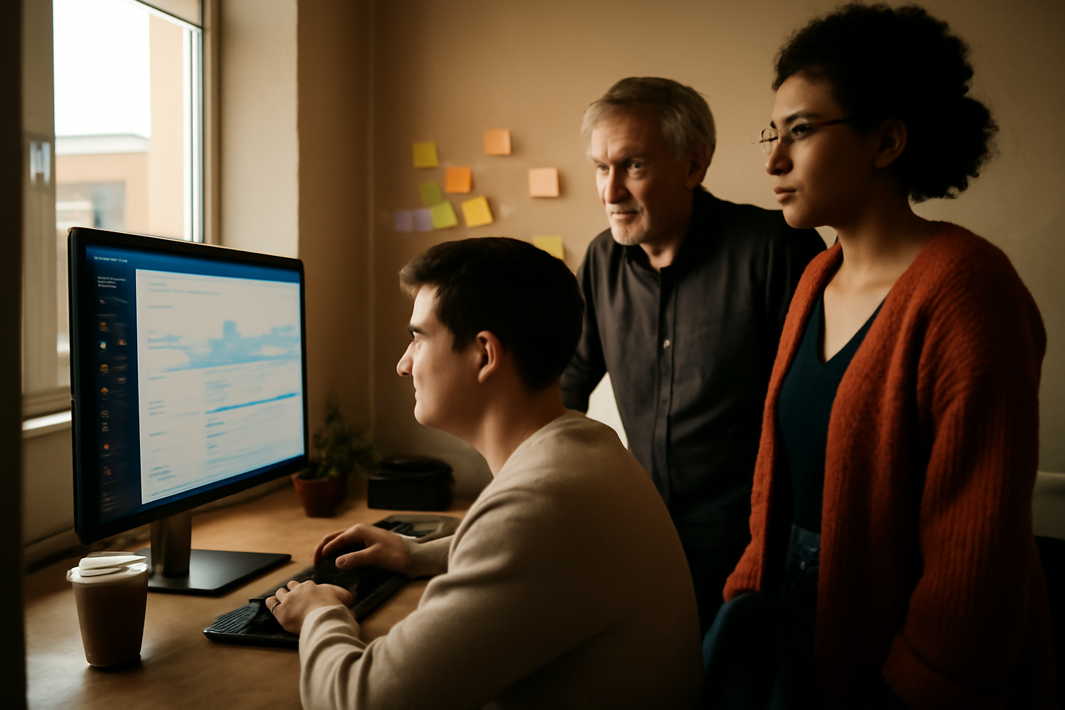 Growth hacking définition : équipe analysant des événements produit sur un tableau de bord