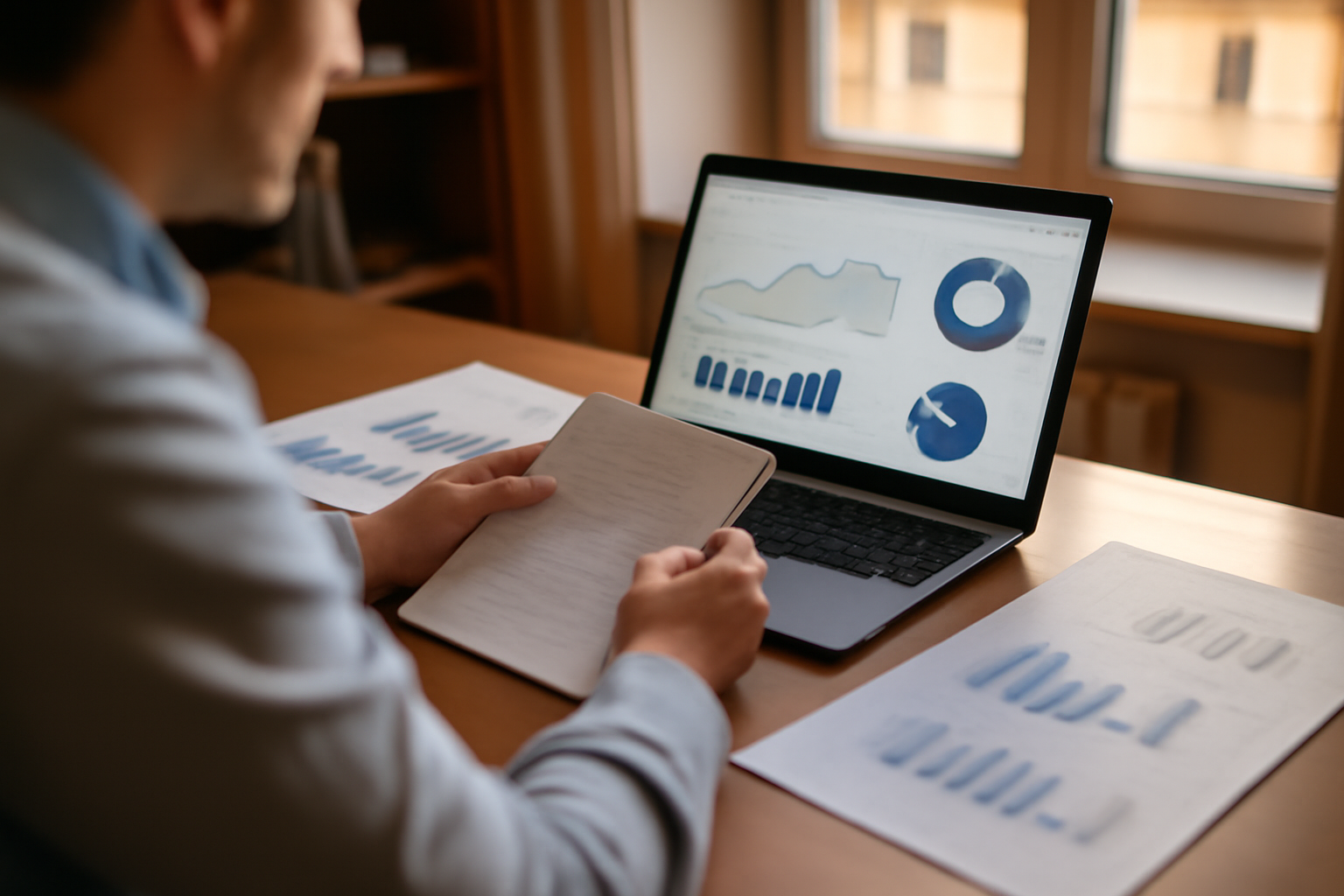 link building techniques en action : audit de backlinks sur écran en bureau
