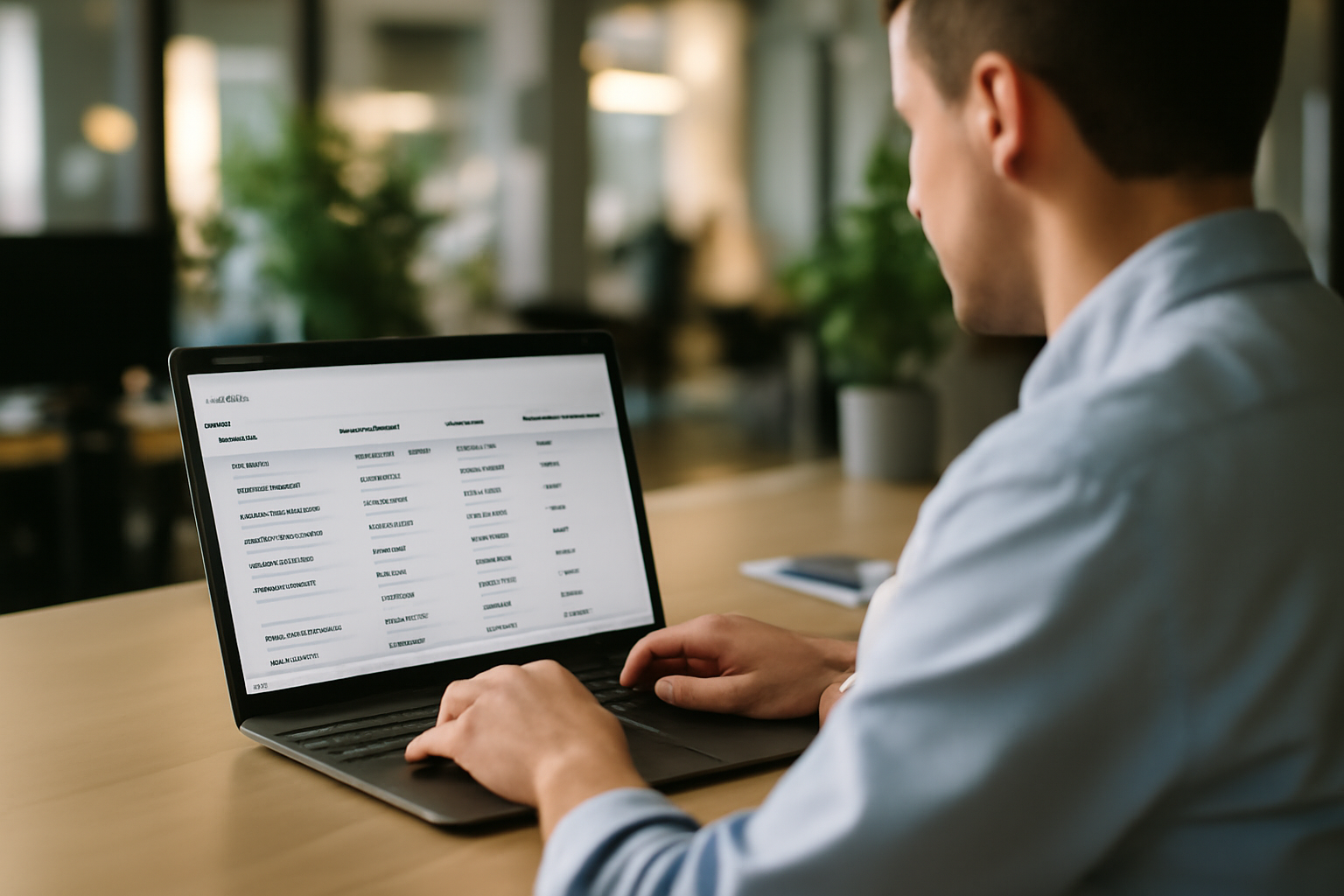 recherche d un email sur un ordinateur avec tableau de prospects et vérification d’adresses
