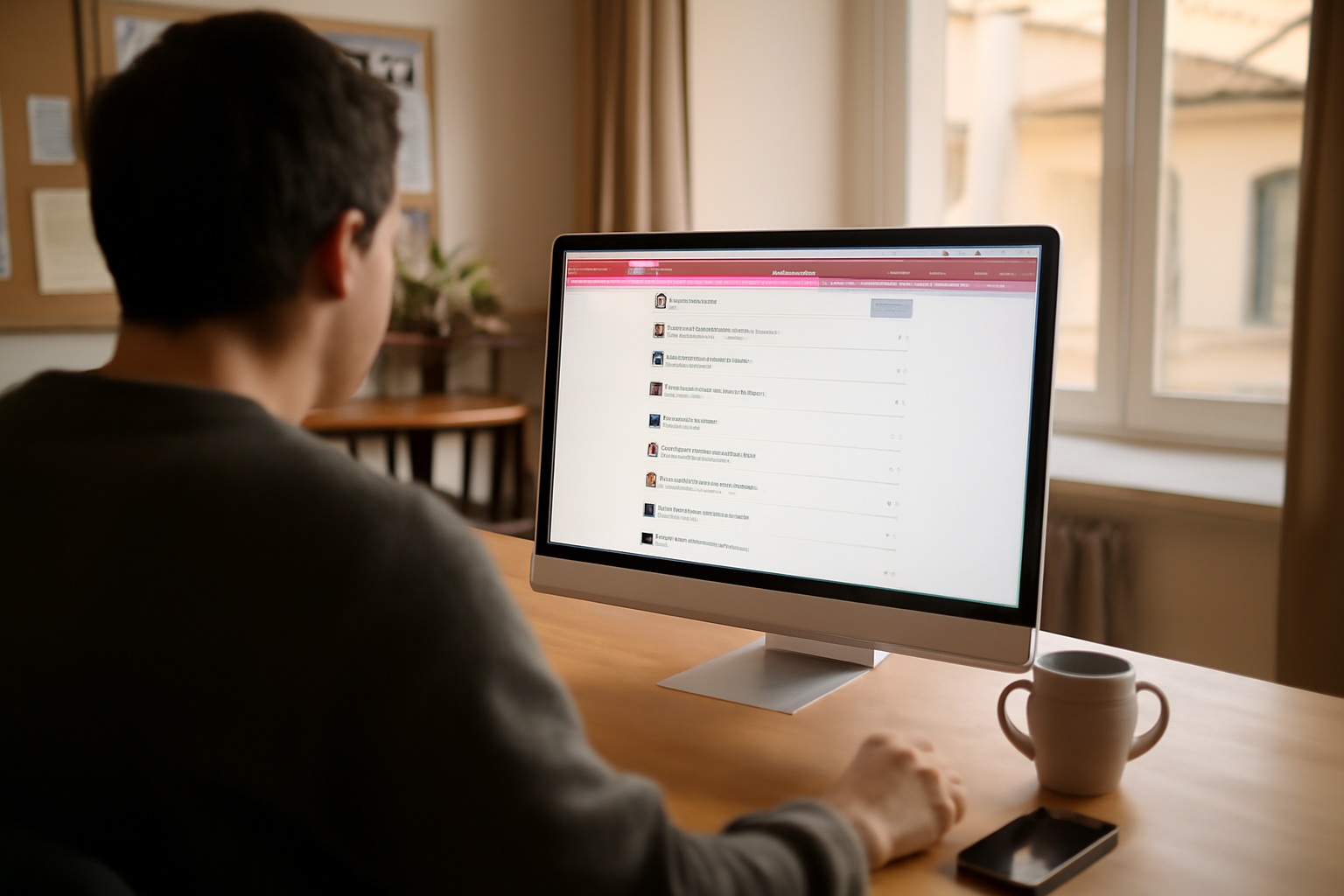 tirage au sort instagram sur commentaires, écran d’ordinateur avec capture de liste de participants