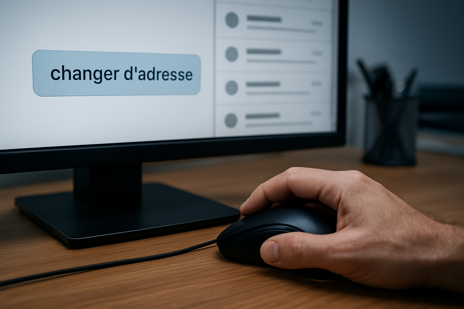 Bouton changer d’adresse sur un service d’e-mail temporaire pour éviter l’expiration des OTP