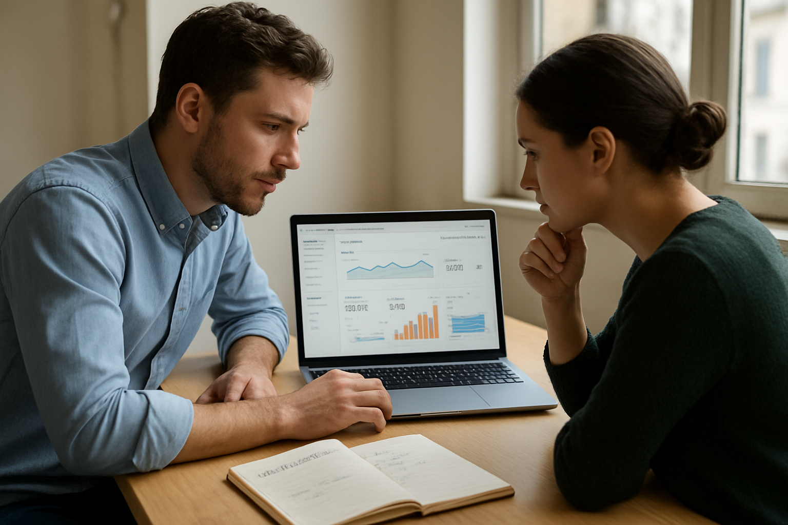 Audit du référencement SEO sur un écran avec Google Search Console et tableau de bord PrestaShop, ambiance bureau en France
