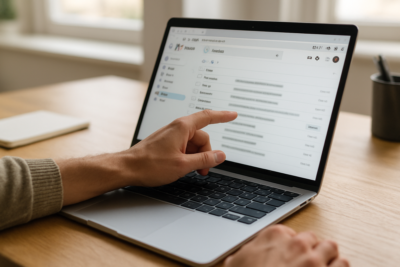 Écran Gmail avec la Corbeille ouverte et un bouton Restaurer mis en avant